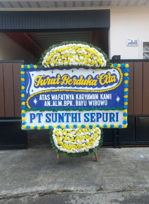 Papan Bunga Duka di Glugur Darat Ii